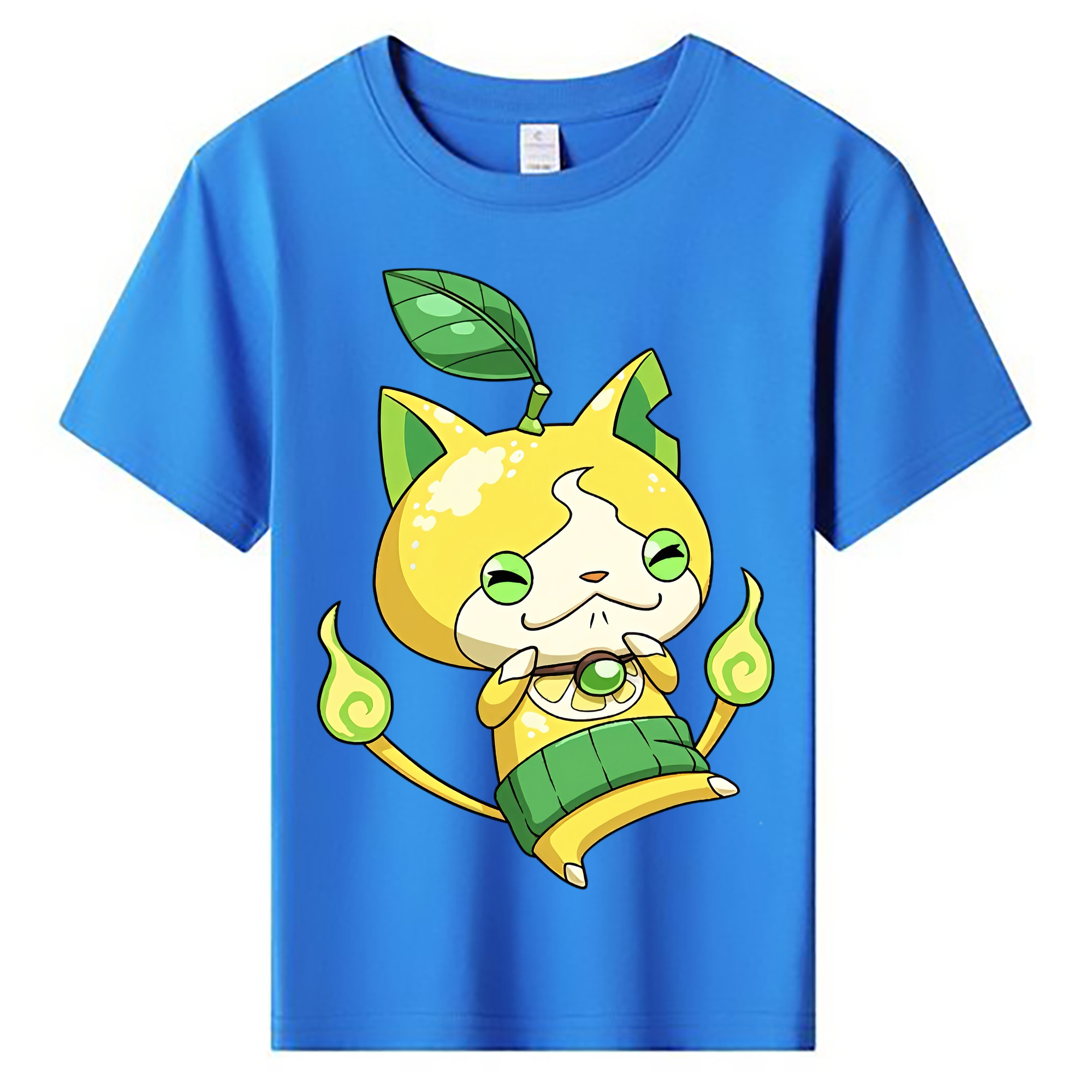 （画像用） 妖怪ウォッチ Yo-kai Watch 綿100％キッズTシャツ（フロントプリント）